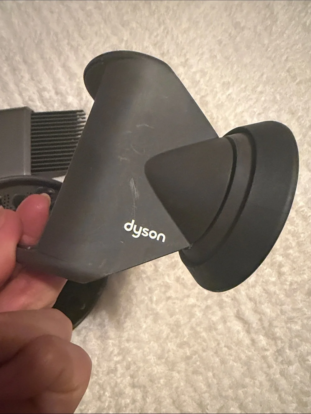 Dyson Black Airwrap Attachment Set – Comb, Diffuser & Nozzle